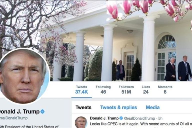 Trump has become the leader with the most followers on twitter. Who is his biggest competitor?