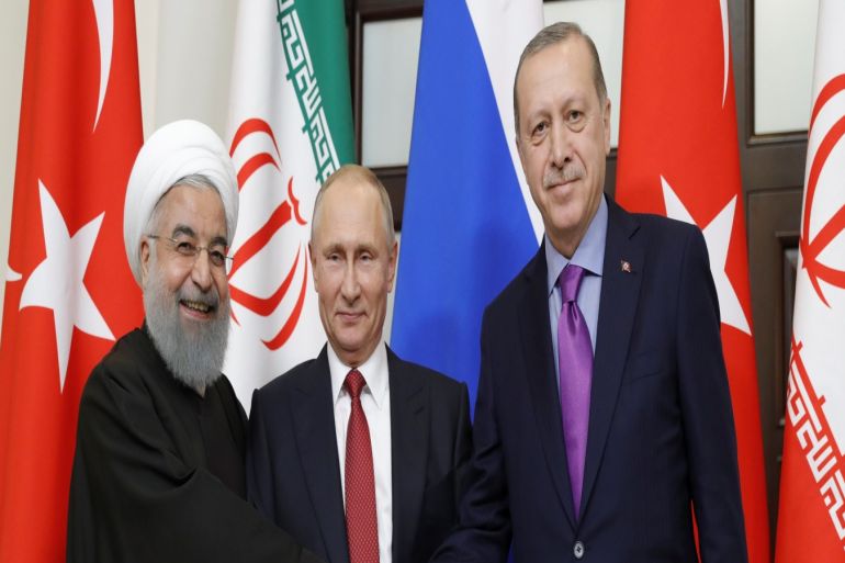 Rouhani,Putin and Erdogan