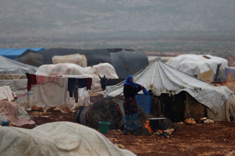 Idlib governorate hosts tens of thousands of displaced people from other areas