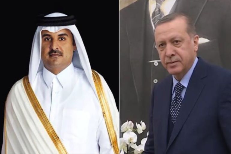 卡塔尔埃米尔与土耳其总统就“橄榄枝行动”进行电话交谈