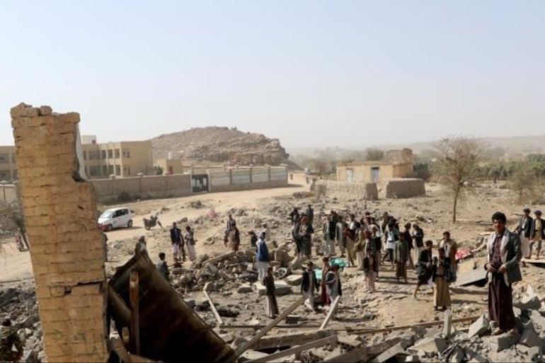 也门北部数十名平民及胡塞成员丧生