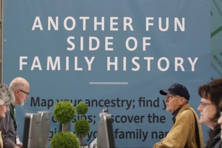 2014年2月，家族与家谱研究机构在美国犹他州举行会议 [路透社]