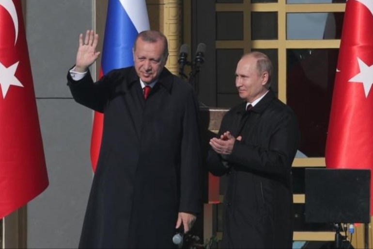 埃尔多安和普京出席土耳其首座核电站开工典礼