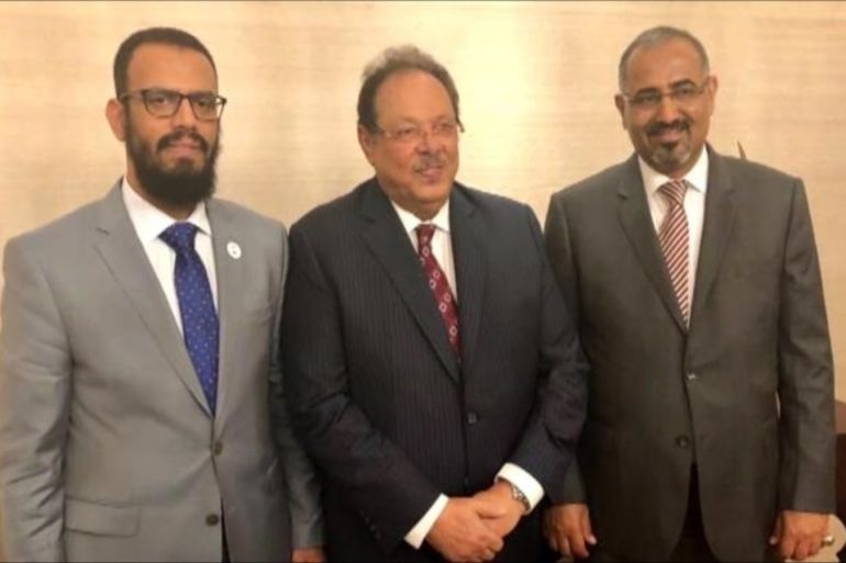 南也门领导人在阿联酋举行会晤