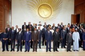 2017年7月3日，埃塞俄比亚，非洲国家元首在亚的斯亚贝巴非洲联盟会议开幕式合影 [Tiksa Negeri / 路透]