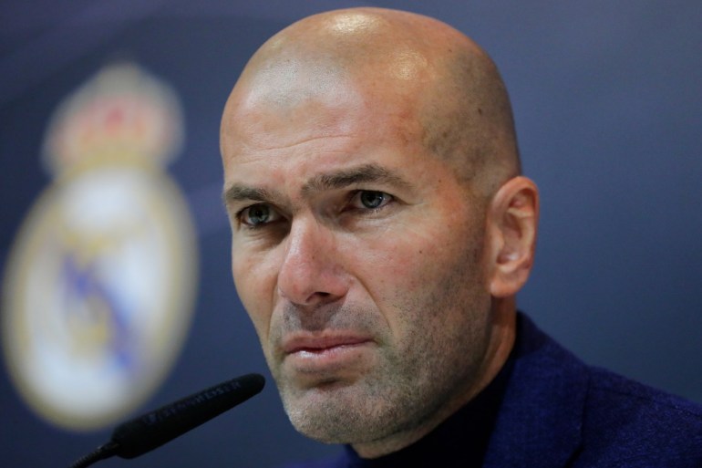 MADRID, SPAIN - MAY 31: Zinedine Zidane attends a press conference to announce his resignation as Real Madrid manager (Photo by Gonzalo Arroyo Moreno/Getty Images)