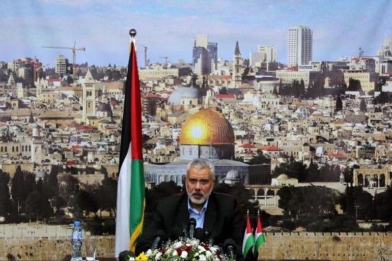 Hamas's overall leader Ismail Haniya