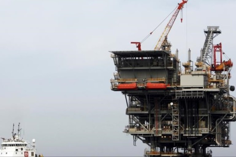 oil field israel reuters