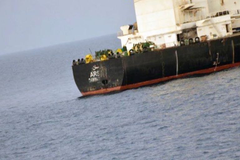 Saudi Arabia said that the Houthis targeted two oil tankers and not a warship in Bab al-Mandab