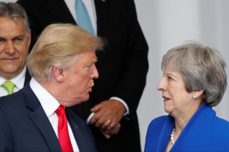 Trump has warned Theresa may about leaving the European Union