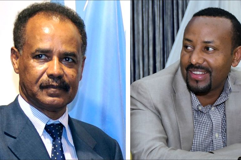 Media reports on 08 July 2018 state Abiy Ahmed and Isaias Afwerki met in Asmara, Ethiopia for peace talks.
