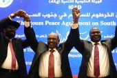 6月27日，南苏丹总统萨尔瓦·基尔及其竞争对手里克·马查尔已同意实现“永久”停火 [路透社]