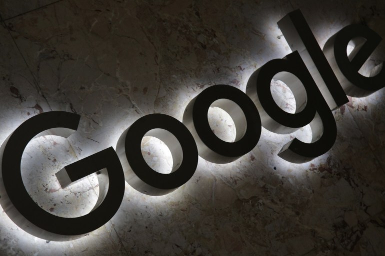 A Google logo