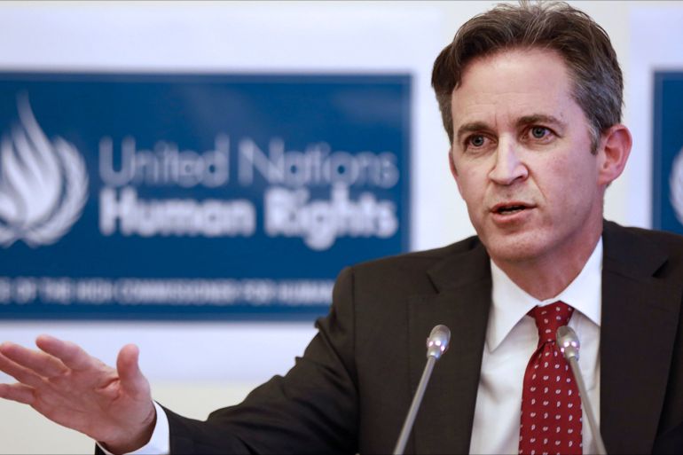 United Nations Special Rapporteur David Kaye speaks about the situation on freedom of expression in Turkey