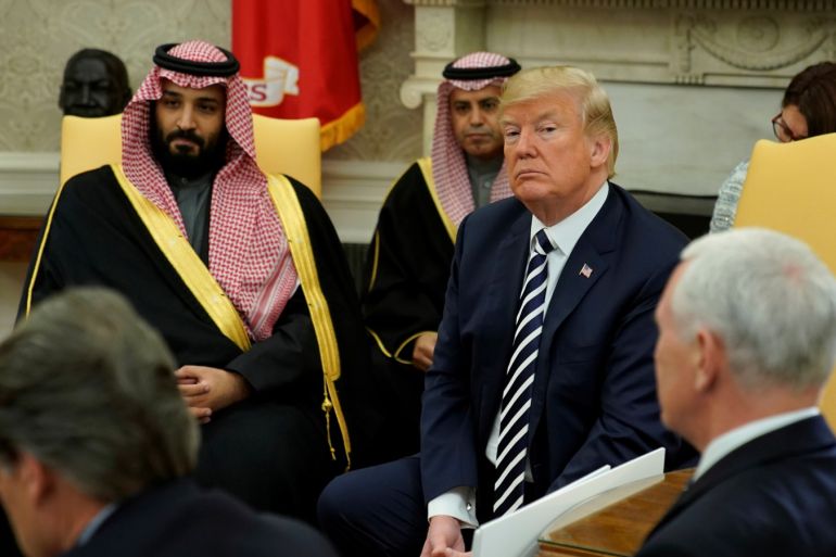 Trump welcomes Mohammed bin Salman