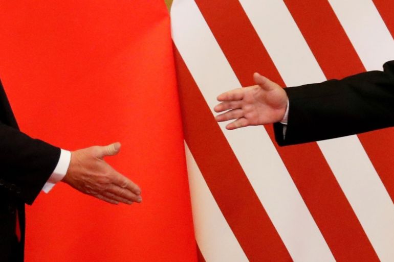 hands Reuters Xijinping Trump