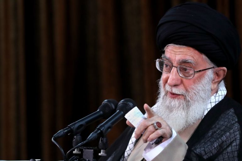 Iranian Supreme Leader Ali Khamenei - - TEHRAN, IRAN - JULY 21: (----EDITORIAL USE ONLY – MANDATORY CREDIT - IRANIAN SUPREME LEADER PRESS OFFICE / HANDOUT