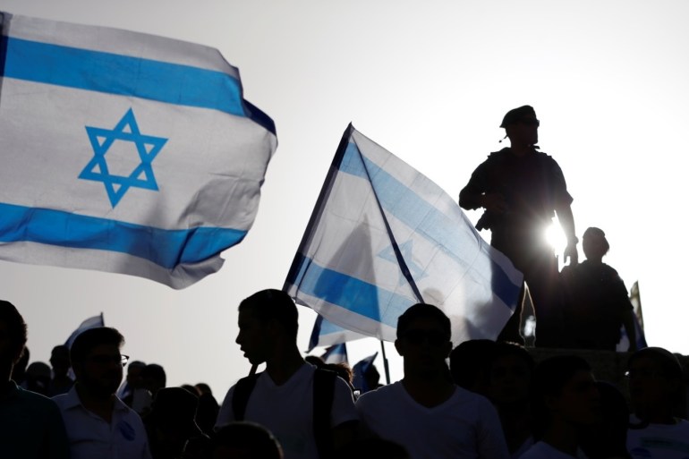 Israel flag Reuters