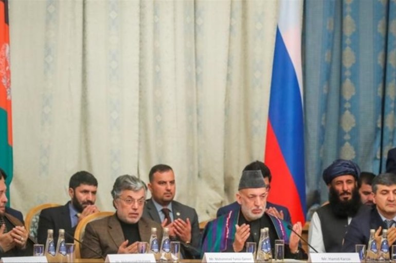 President Ashraf Ghani said the talks in Moscow carried no authority