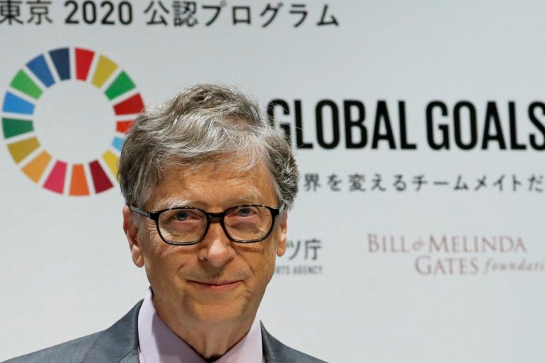 Bill Gates, co-chair of the Bill & Melinda Gates Foundation, attends a news conference as the foundation teams up with the Japan Sports Agency and Tokyo 2020 to promote the Sustainable Development Goals in conjunction with the Olympics, in Tokyo, Japan, November 9, 2018. REUTERS/Toru Hanai