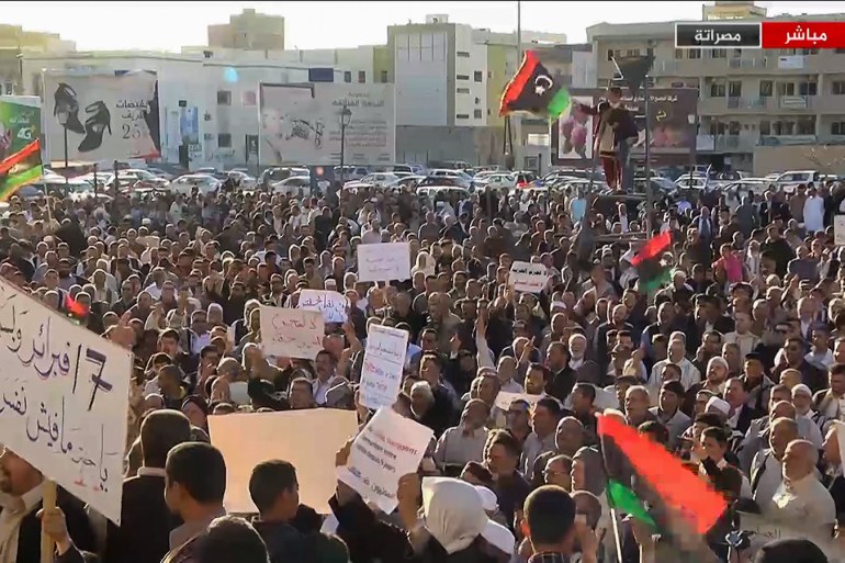 مظاهرات ليبيا