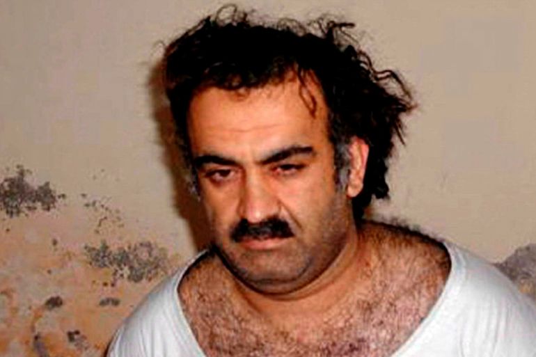 epa03171116 (FILE) A handout photo obtained 01 March 2003, showing Al-Qaeda operative Khalid Sheikh Mohammed shortly after his capture, in Rawalpindi, Pakistan. Reports published 04 April 2012 state that five suspected al-Qaeda militants accused of planning the 9/11 terror attacks will face trial in USA. The five militants, including Khalid Sheikh Mohammed, will be tried by a military commission. Pentagon confirmed they may face death sentence if found guilty. EPA/HANDOUT