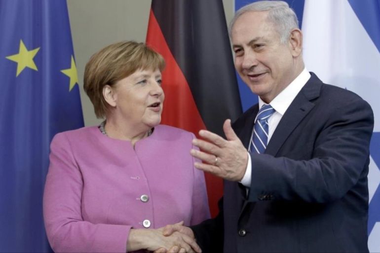 netanyahu and Merkel