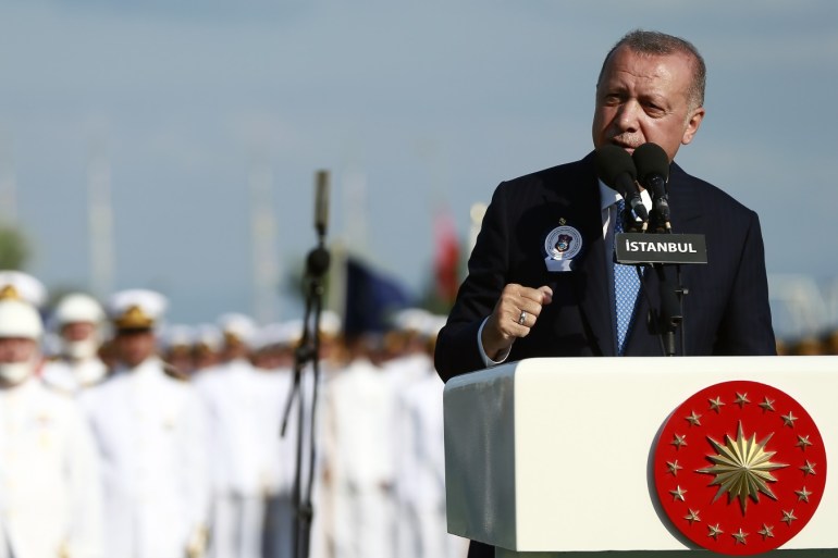 Turkish President Recep Tayyip Erdogan- - ISTANBUL, TURKEY - AUGUST 31: (----EDITORIAL USE ONLY – MANDATORY CREDIT -