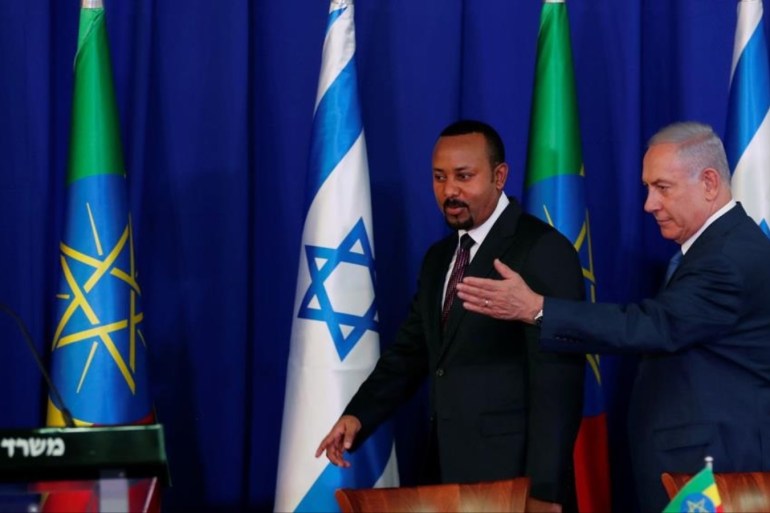 Weeks after the Flasha crisis. Ethiopian Prime Minister in Israel for first time since his election