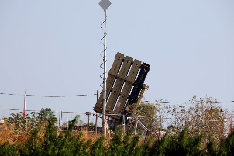 An Iron Dome anti-missile system can be seen at the Israeli side of the border between Israel and Lebanon, northern Israel, August 26, 2019 . REUTERS/Amir Cohen