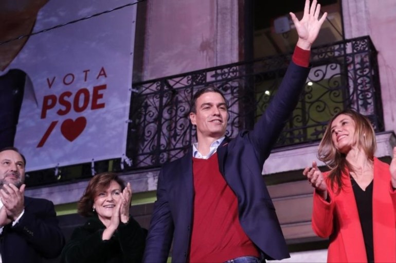 Spain election PSOE lead Vox rise