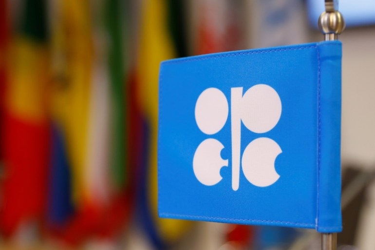 The logo of the Organization of the Petroleum Exporting Countries (OPEC) is seen inside their headquarters in Vienna, Austria December 7, 2018. REUTERS/Leonhard Foeger