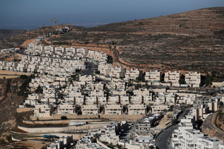 A general view shows construction of the Israeli settlement of Ramat Givat Zeev in the occupied-West Bank November 19, 2019. REUTERS/Ammar Awad