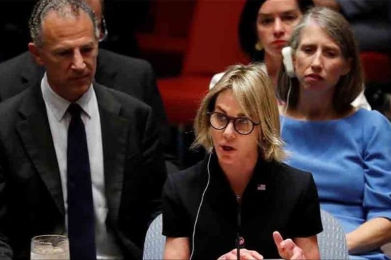 The US ambassador the UN Kelly Craft has called the North's missile tests 'deeply counterproductive'