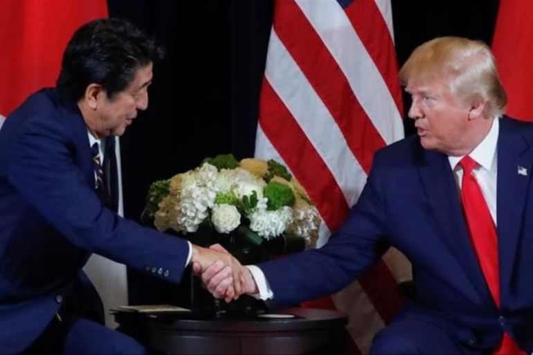 trump and Abe