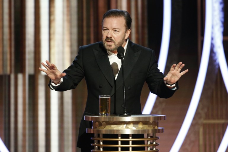 Ricky Gervais golden globe