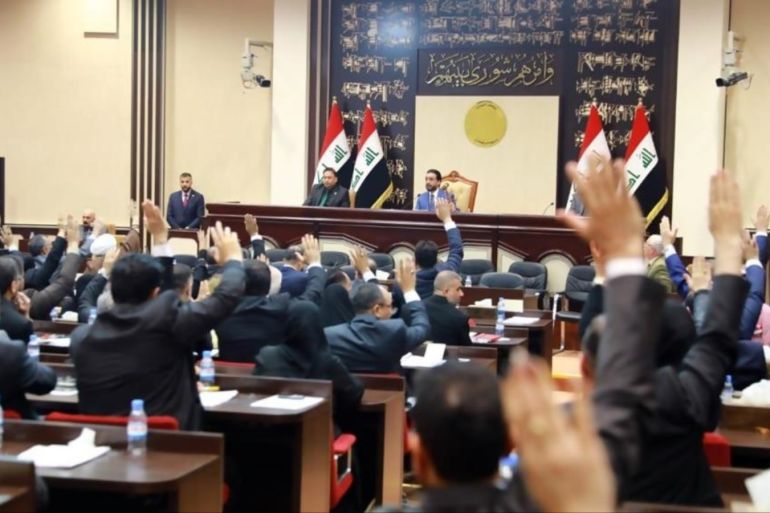 جلسة سابقة للبرلمان العراقي (الصحافة العراقية)