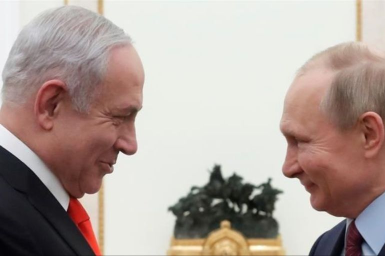 Russian President Vladimir Putin met with Israeli Prime Minister Benjamin Netanyahu in Moscow, Russia