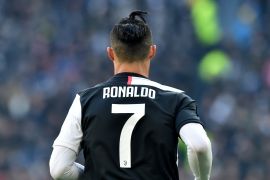 TURIN, ITALY - FEBRUARY 02: Cristiano Ronaldo of Juventus looks on during the Serie A match between Juventus and ACF Fiorentina at Allianz Stadium on February 02, 2020 in Turin, Italy. (Photo by Tullio M. Puglia/Getty Images)