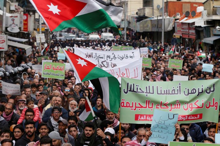 محمود الشرعان_ مسؤولون أردنيون_ الأردن تمتلك أدوات سياسية تناور من خلالها لمواجهة تداعيات خطة السلام الأميركية_ الجزيرة نت.