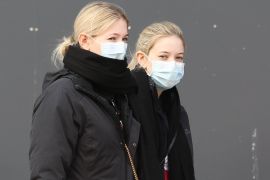 Precautions against coronavirus in UK- - LONDON, UNITED KINGDOM - MARCH 15: People wear medical masks as a precaution against coronavirus (COVID-19) in central London, United Kingdom on March 15, 2020. In the weekend the total number of coronavirus deaths reached 35 with 1372 confirmed cases in UK.