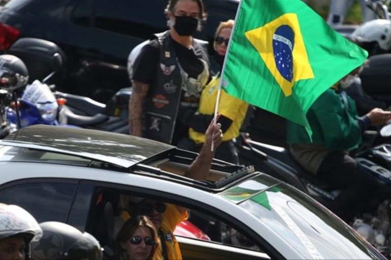 Brazilians protest