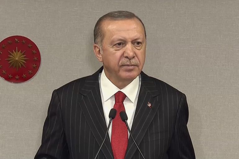 مؤتمر صحفي - الرئيس التركي رجب طيب أردوغان