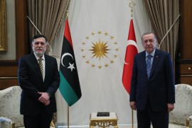 Recep Tayyip Erdogan - Fayez al-Sarraj meeting in Ankara