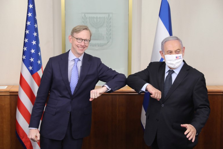 US special representative for Iran Brian Hook meets Israeli Prime Minister Benjamin Netanyahu