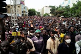 Mass protest to demand the resignation of the Mali's President Ibrahim Boubacar Keita in Bamako