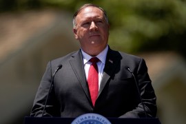 Secretary of State Mike Pompeo speaks at the Richard Nixon Presidential Library