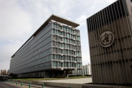 The World Health Organization headquarters is seen in Geneva