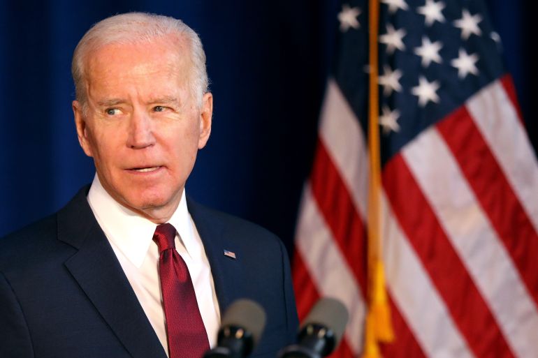 Presidential Candidate Joe Biden Delivers Foreign Policy Statement In New York