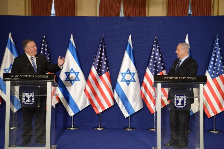 US Secretary of State Mike Pompeo in Jerusalem